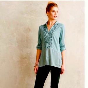 Anthropologie top, Meadow Rue blouse in Moss green